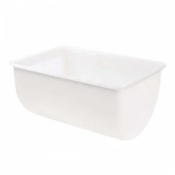 Bac grand volume semi-cylindrique 220 L - Blanc>Gilac Online