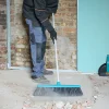 GoodHome Balai brosse pour travaux intensifs poils rigide bleu L.30 cm* Brosse De Nettoyage