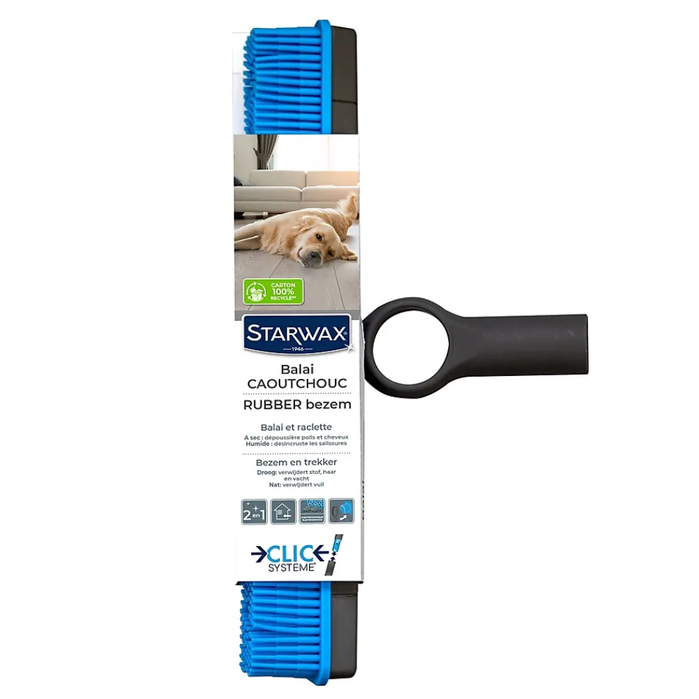 Starwax Balai en caoutchouc Clic Système* Balai Et Tête De Balai