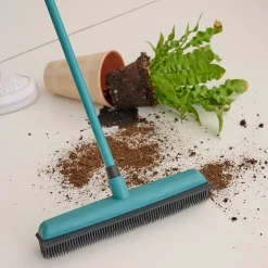 Balai extensible poils doux bleu L.1 m x l.7cm><noscript><img width=
