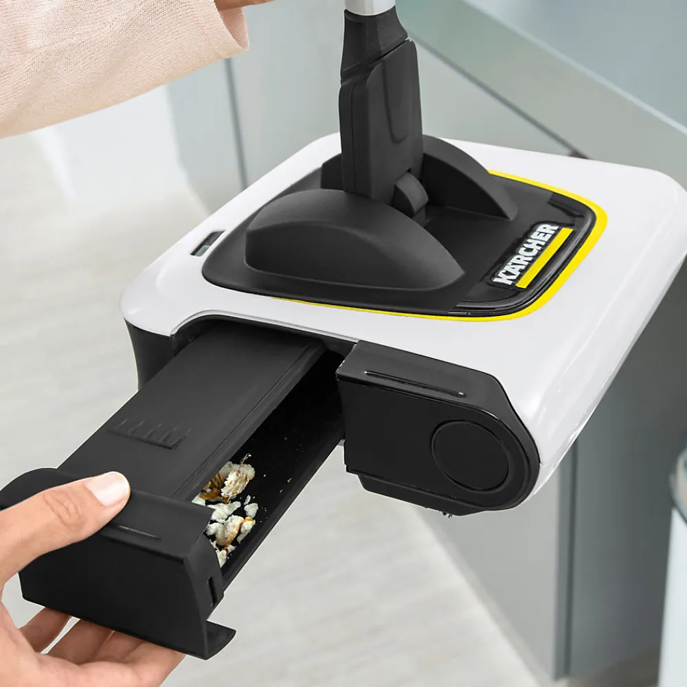 Balai électrique sans fil avec batterie KB5 Karcher blanc 3.7V>Kärcher
