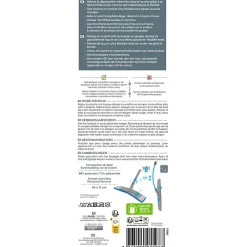 Balai microfibre téléscopique Clic Système 90 à 160cm><noscript><img width=