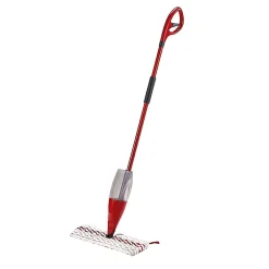 Balai pulvérisateur avec réservoir, nettoyeur vapeur, séparateur de poussière en microfibre coloris rouge.>Juanio New