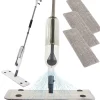 Balai serpillière plat avec pulvérisateur, rotatif + 3 lavette en microfibre>Importdistrib Best