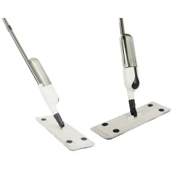 Balai serpillière plat avec pulvérisateur, rotatif + 3 lavette en microfibre><noscript><img width=