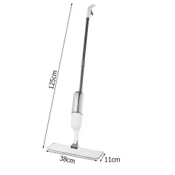 Importdistrib Balai serpillière plat avec laveur rotatif à jet solide 3x cartouches de rechange* Serpillère