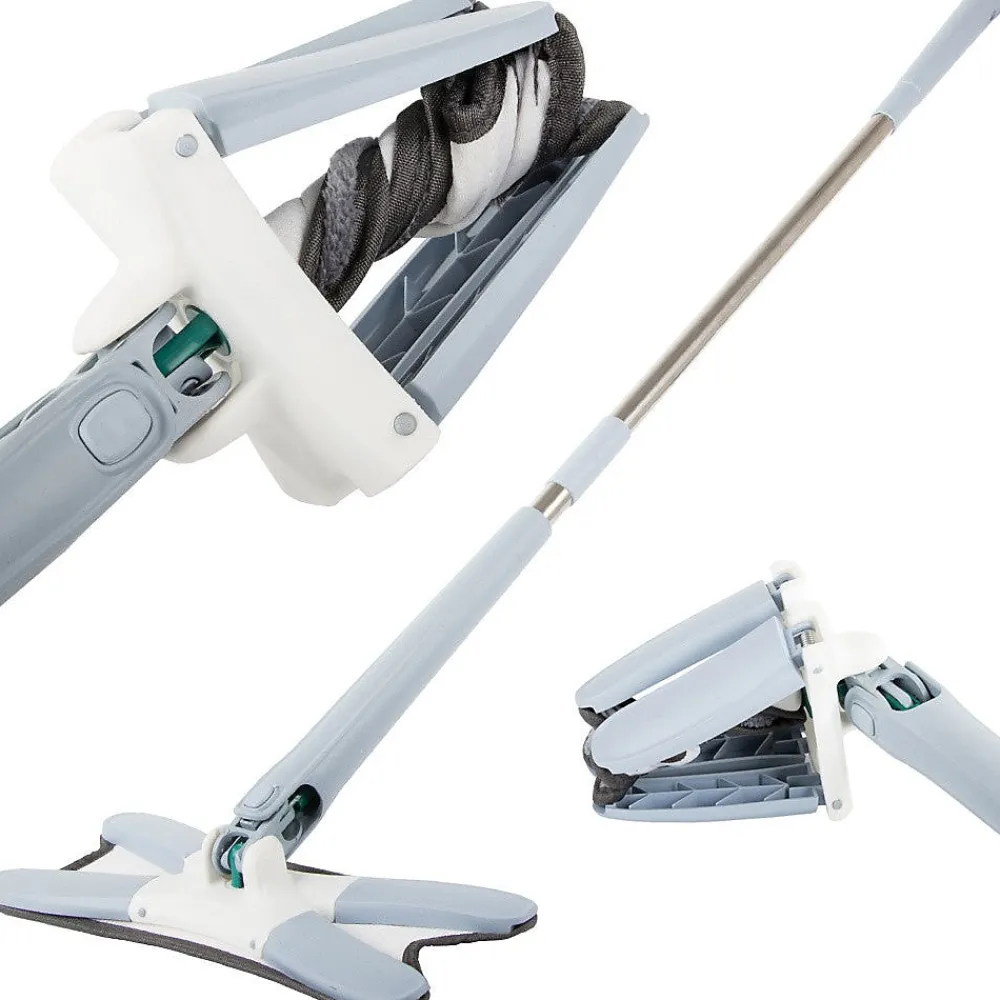 Balai serpillière plat pour le nettoyage des sols avec essoreuse rotative>Importdistrib Clearance