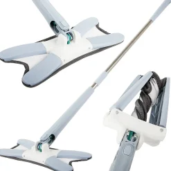 Balai serpillière plat pour le nettoyage des sols avec essoreuse rotative>Importdistrib Clearance