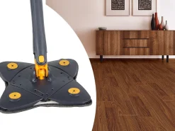 Importdistrib Balai serpillière plat rotatif pour le lavage des sols avec essoreuse hygiénique* Serpillère