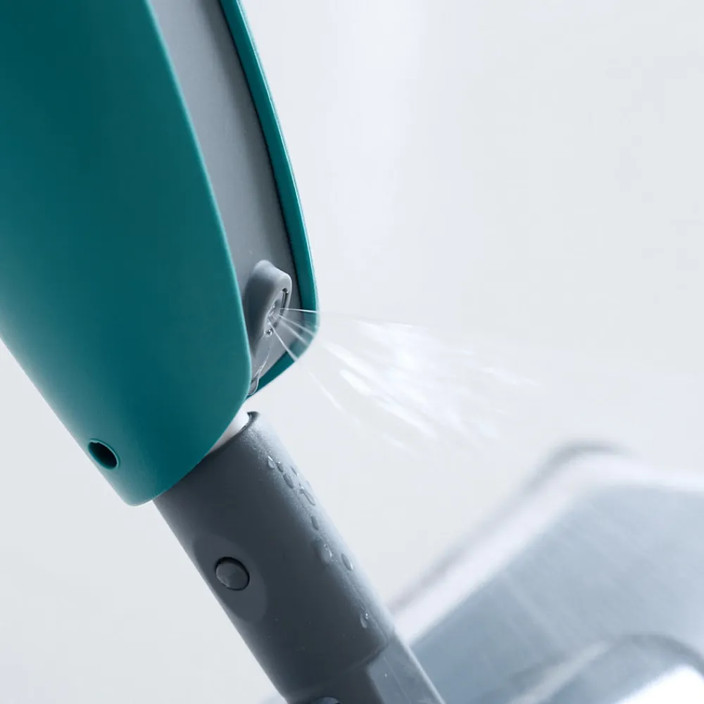 Balai serpillère microfibre avec vaporisateur gris et bleu L.124 x l.12 cm>GoodHome Discount