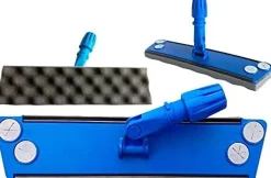 Balai trapeze plastique Classic 40 CM semelle mousse + Manche 140cm>Le Plus De L'Entretien Sale