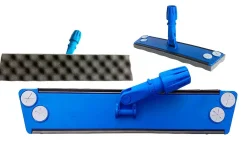 Le Plus De L'Entretien Balai trapeze plastique Classic 60 CM semelle mousse + Manche 140cm* Serpillère