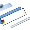 Le Plus De L'Entretien Balai trapèze aluminium 40cm + manche + 2 mop en microfibre 5214* Serpillère