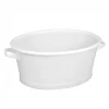 Gilac Baquet ovale fond renforcé 60 L - blanc* Seau, Bassine, Récipient De Ménage
