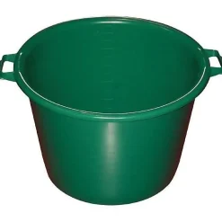 Aluminium Et Plastique Baquet rond 30 L - D: 45 cm - H 29 cm - vert* Seau, Bassine, Récipient De Ménage