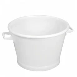Baquet rond fond renforcé 35 L - blanc>Gilac