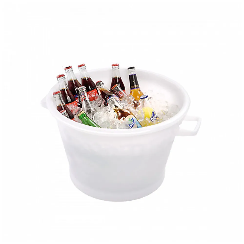 Baquet rond fond renforcé 35 L - blanc>Gilac
