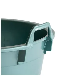 Gilac Baquet rond souple avec poignées - 40 L - vert* Seau, Bassine, Récipient De Ménage