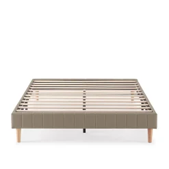 Base rembourrée Eris 140x200 cm Beige><noscript><img width=