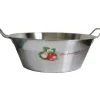 Baumalu Bassine à confiture décorée 38 cm - 9 litres environ* Seau, Bassine, Récipient De Ménage