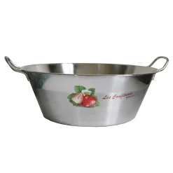 Baumalu Bassine à confiture décorée 38 cm - 9 litres environ* Seau, Bassine, Récipient De Ménage