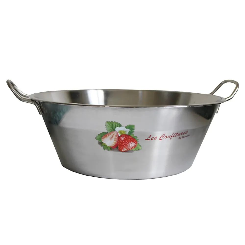 Baumalu Bassine à confiture décorée 38 cm - 9 litres environ* Seau, Bassine, Récipient De Ménage