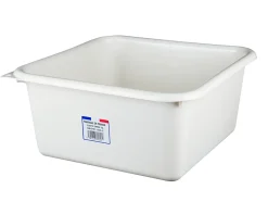 Bassine cuvette carrée 15L coloris sable* Seau, Bassine, Récipient De Ménage