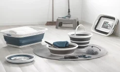 Eden Bassine cuvette retractable taupe* Seau, Bassine, Récipient De Ménage