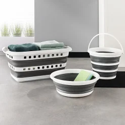 Bassine retractable 8L - Blanc Gris ->5Five Sale