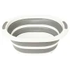 Bassine Retractable 8L avec bouchon de vidange gris et blanc - Blanc->5Five New