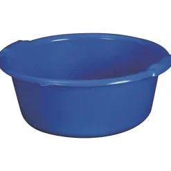 Aluminium Et Plastique Bassine ronde 20 L - D: 45 cm - H 20 cm - bleu* Seau, Bassine, Récipient De Ménage