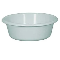 Bassine ronde blanche 11L Ø38 x H. 16 cm>