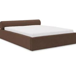 Lisa Design Billy - lit coffre - 140x190 cm - en tissu texturé - sommier inclus -* Lit Coffre