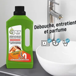 Epur Bio-déboucheur canalisations 1L* Déboucheur