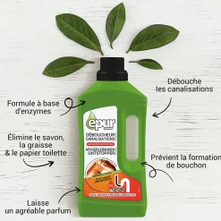 Epur Bio-déboucheur canalisations 1L* Déboucheur