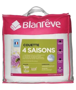 Blanreve Couette 4 saisons - 240 x 260 cm - Blanc* Couette