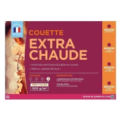 Blanreve Couette extra chaude en microfibre - 200 x 200 cm - Blanc* Couette