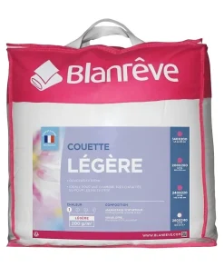 Blanreve Couette légere en microfibre - 240 x 260 cm - Blanc* Couette