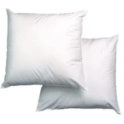 Lot de 2 Oreillers Triple Protection - 60 x 60 cm - Blanc><noscript><img width=