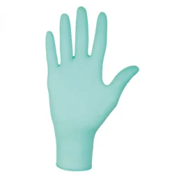 Boite de 100 gants en nitrile jetables - non poudrés - Taille L - Vert ->Vivezen Online
