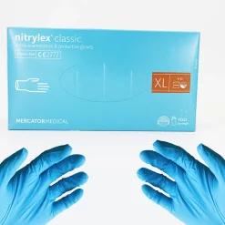 Lem Select Boite de 100 Gants en Nitrile - Taille XL - Non poudrés à usage unique* Gants De Ménage
