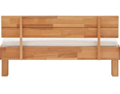 Lisa Design Bonnie - cadre de lit - 140x200 cm - chêne massif -* Lit Double