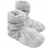 Boots, bottes, chaussons chauffants micro ondes déhoussables - Du 36 au 43 - Gris clair ->Vivezen Outlet