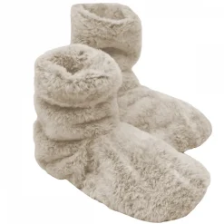 Boots, bottes, chaussons chauffants micro ondes déhoussables - Du 36 au 43 - Gris clair ->Vivezen Discount