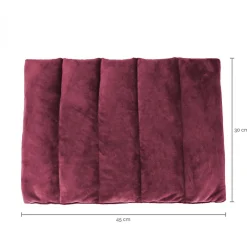 Bouillotte, coussin chauffant 45 x 30 cm pour le dos ou autres parties du corps - Bleu ->Vivezen New