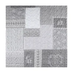 Boutis 220x240 avec 2 taies et sac Arkansas gris>Lovely Casa Hot