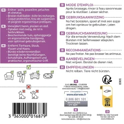 Starwax Brosse adhésive lavable pour textile* Entretien Du Textile