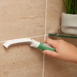 GoodHome Brosse joints carrelage poils rigide blanc l.2.5 cm* Brosse De Nettoyage