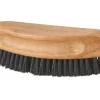Brosse navette en soie noir manche bois>Gerlon Discount