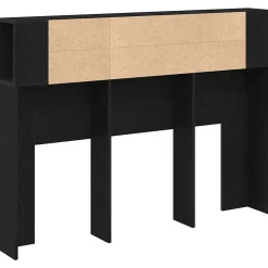 Cabinet de Tête de Lit Chêne noir 120 x 18.5 x 102.5 cm><noscript><img width=